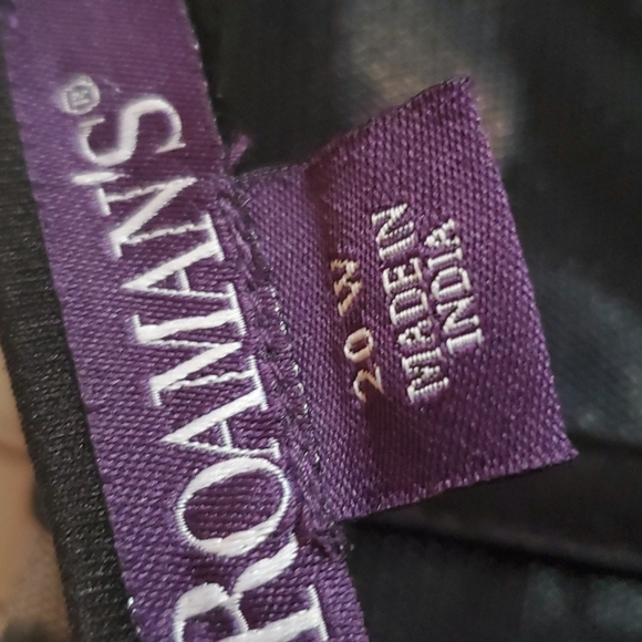 Roaman's Multicolor Abstract Aztek dress. Size 20. - Picture 4 of 6